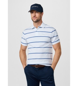 Hackett London HS Stripe polo wit