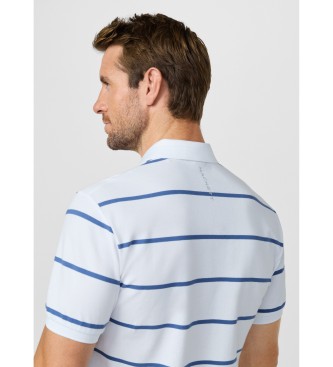 Hackett London HS Stripe polo wit