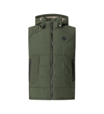 Hackett London Chaleco HS Sub Zero Gilet verde
