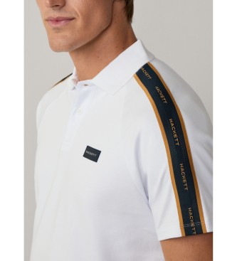 Hackett London Sport polotrja med klassisk passform vit