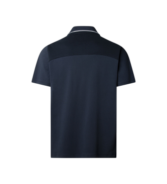 Hackett London Tech navy polo shirt
