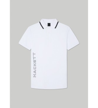 Hackett London Hs Tech Placket wit poloshirt