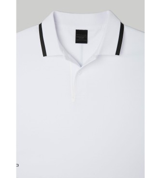 Hackett London Hs Tech Placket wit poloshirt