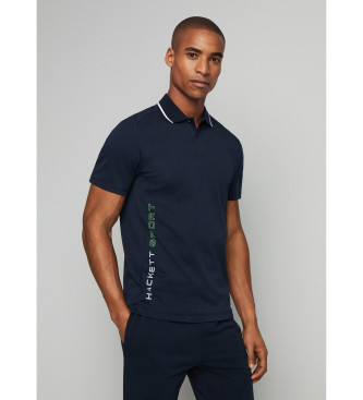 Hackett London Polo majica Tech navy