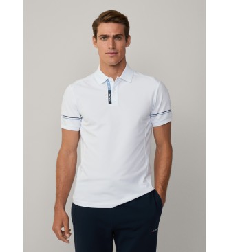 Hackett London Polo fit slim Sport blanco