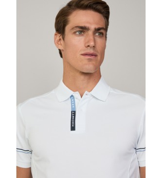 Hackett London Polo fit slim Sport blanco