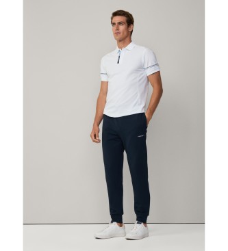 Hackett London Polo fit slim Sport blanco