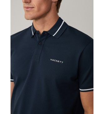 Hackett London Polo Hs Tipped navy