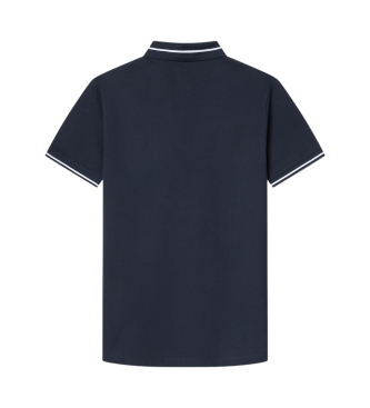 Hackett London Polo Hs Tipped navy