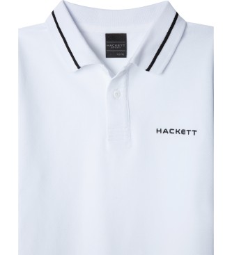 Hackett London Športna polo majica classic fit bela