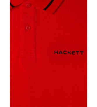 Hackett London Plo desportivo de corte clssico vermelho