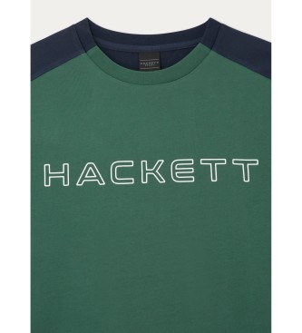 Hackett London Maglietta verde dell'Hs Tour
