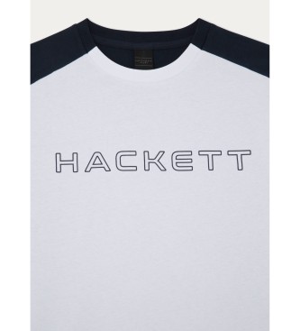 Hackett London T-shirt bianca dell'Hs Tour