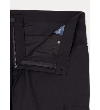 Hackett London Pantalon utilitaire cargo noir
