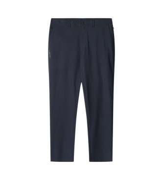 Hackett London Pantaloni commuter in tessuto blu chiaro