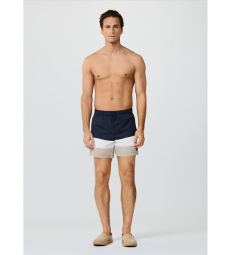 Hackett London Colour Block baddr�kt marinbl�