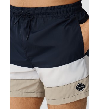 Hackett London Colour Block baddr�kt marinbl�