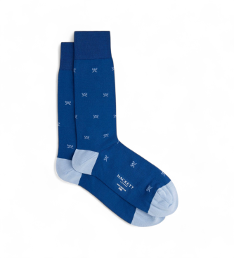 Hackett London Socken Icon blau