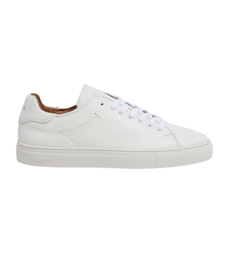 Hackett London Sneaker Icon Minimal in pelle bianca