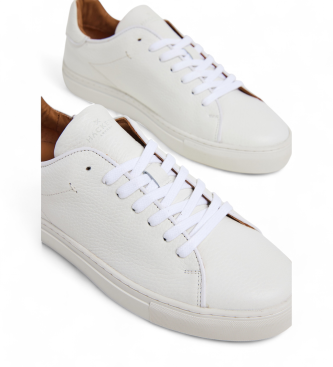 Hackett London Sneaker Icon Minimal in pelle bianca