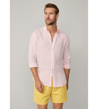 Hackett London Maillot de bain jaune uni Icon