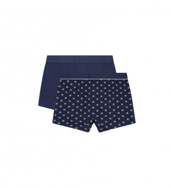 Hackett London Confezione da 2 boxer Icon Navy