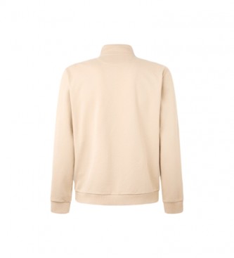 Hackett London Pullover Jacq Trim Hz beige 