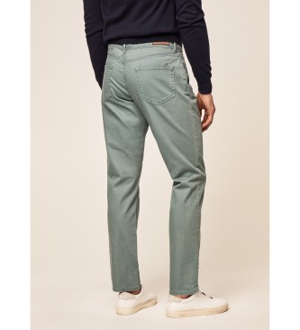 Hackett London Jean Delave 5 Bolsillos verde