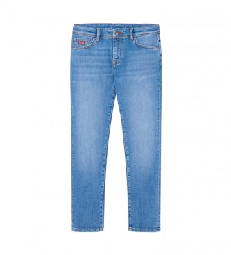 Hackett London Jeans Vintage Regular Fit blau