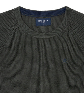 Hackett London Zeleni pulover CanalÃ©