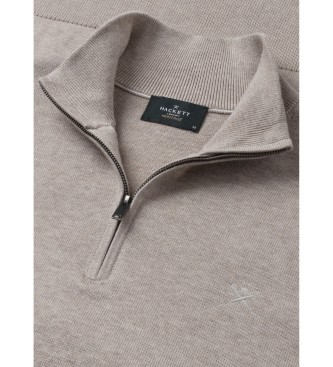 Hackett London maglia beige Ess