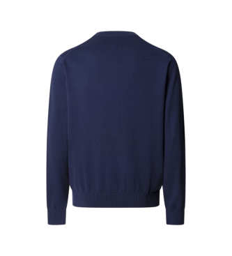 Hackett London Maglia blu essenziale