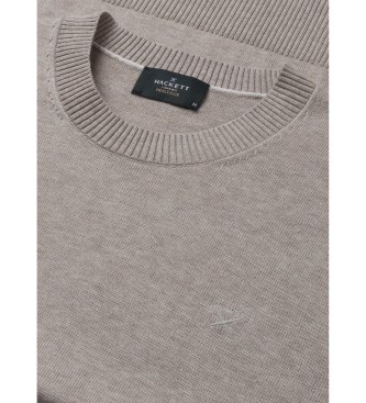 Hackett London Maglia beige essenziale