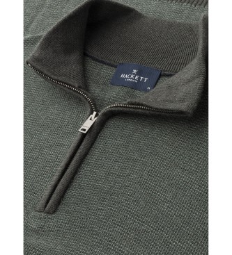 Hackett London Honeycomb-jumper grn