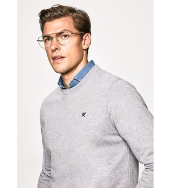 Hackett London Sweter Logo Crw Gis