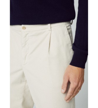 Hackett London Jumbo trousers off-white