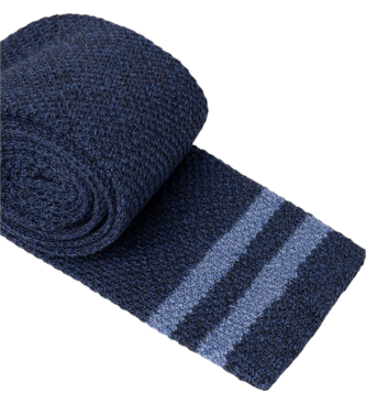 Hackett London Corbata Knit X2 Stripe marino