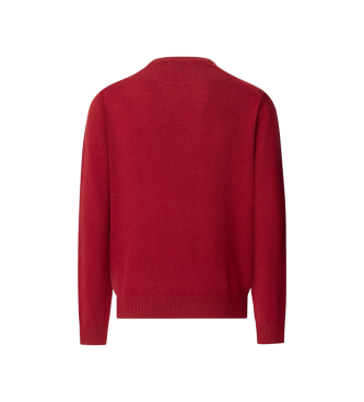 Hackett London Jersey Lambswool rojo