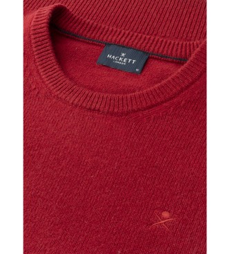 Hackett London Jersey Lambswool rojo