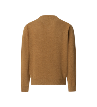 Hackett London Trui van lamswol beige