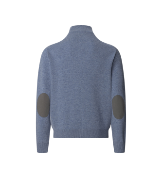 Hackett London Casaco Fzip de l de borrego azul