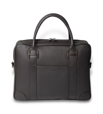 Hackett London Brown Case Briefcase