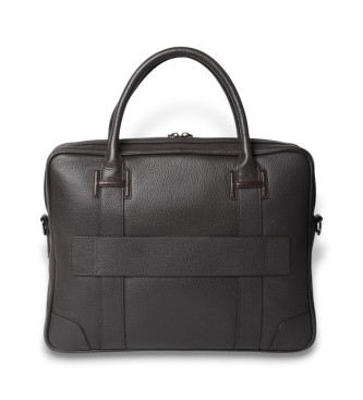 Hackett London Brown Case Briefcase