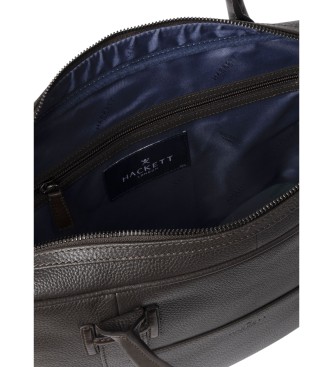Hackett London Brown Case Briefcase