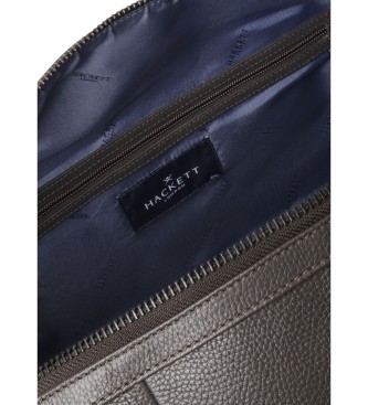 Hackett London Brown Hold Bag