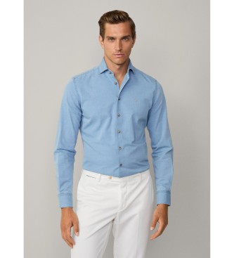 Hackett London Jasnoniebieska koszula
