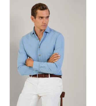 Hackett London Jasnoniebieska koszula