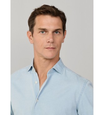 Hackett London Lichtblauw overhemd