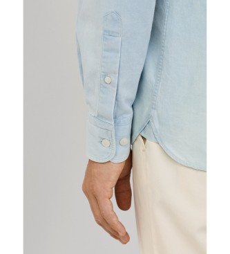 Hackett London Lichtblauw overhemd