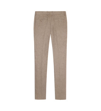 Hackett London Lin Delave brown trousers